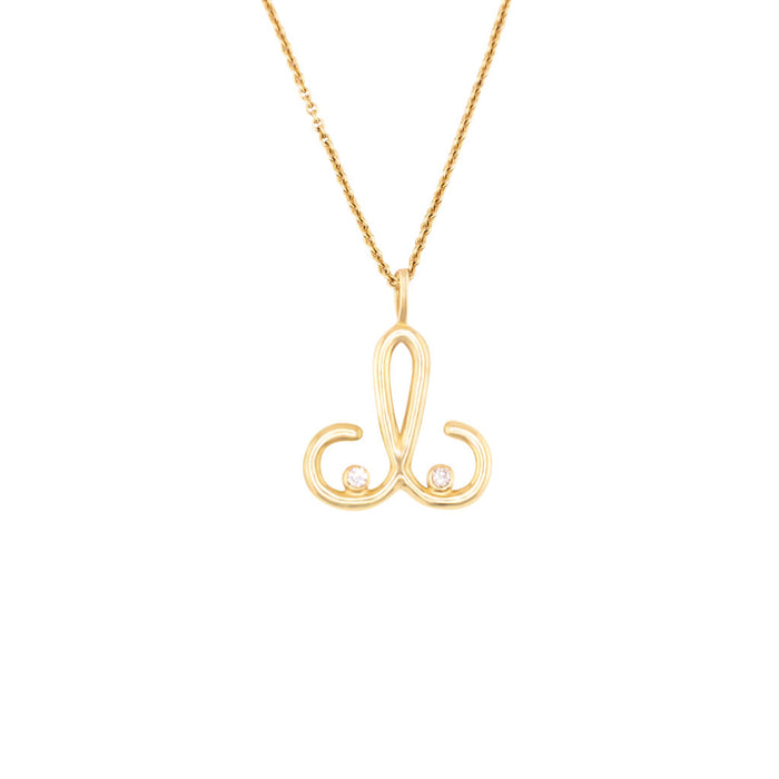 Cup & Belle Signature Logo Eyes Necklace