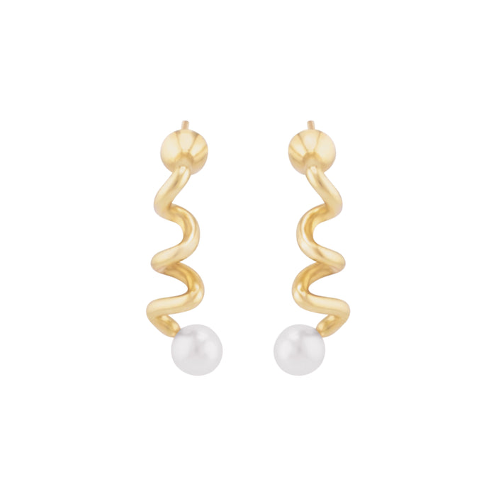 Downward Spiral Earrings