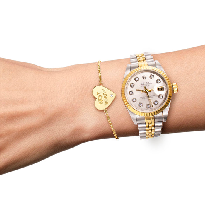 Sorry, Not Sorry Bracelet