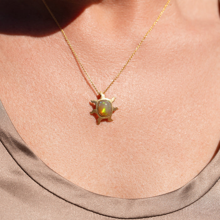 Sun Opal Necklace